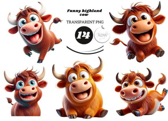 Download Funny Highland Cow - Premium Resources